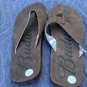 budweiser flip flops large